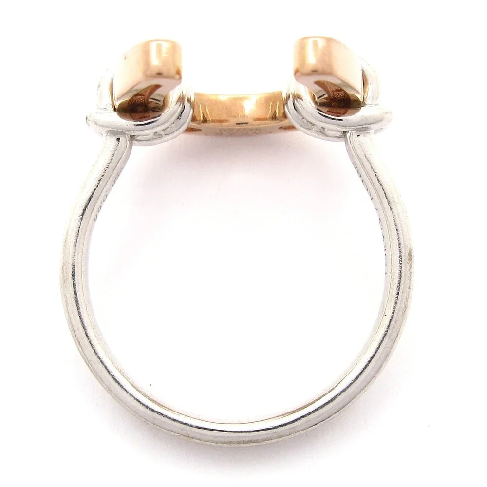 Tasaki Bound Ring 18K Rose Gold 18K White Gold Diamond